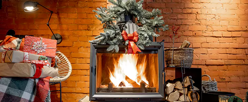 Travis Industries Linear Gas Fireplace Installation in La Grange, Illinois