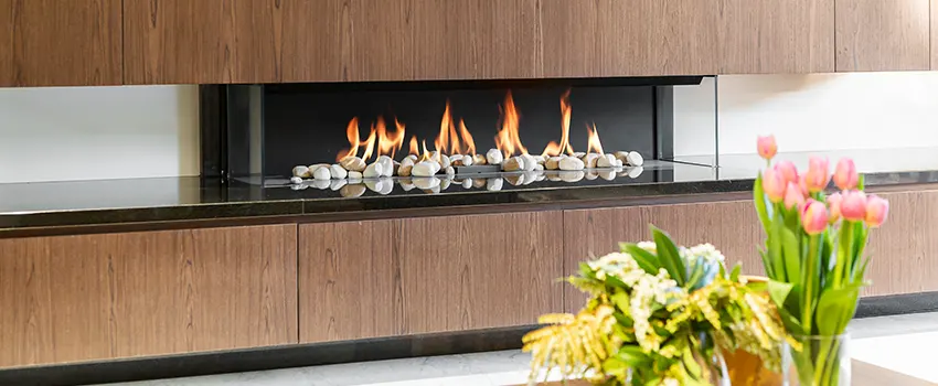 Double-height Fireplace Design Refurbishment in La Grange, Illinois
